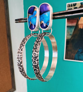 Purple Mojave Hoops
