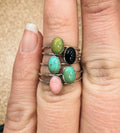 Dainty Oval Stacker Rings