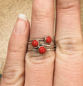 Dainty 5mm Bamboo Coral Ring