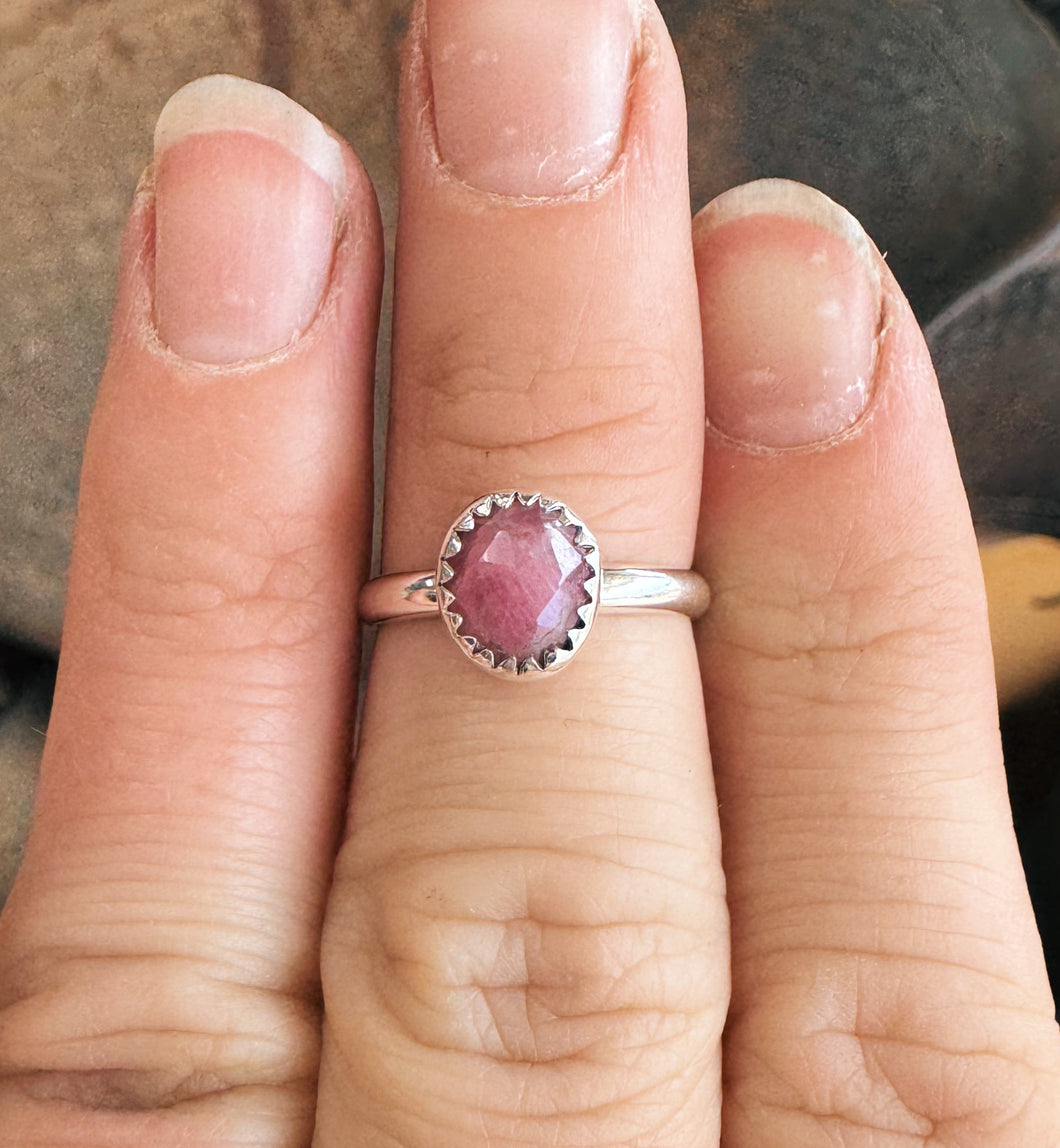 Ruby in Quartz Ring - Size 6