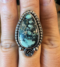 Load image into Gallery viewer, Angel Wing Variscite Ring - Size 9
