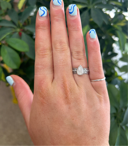 Rose Quartz Ring Size7.5
