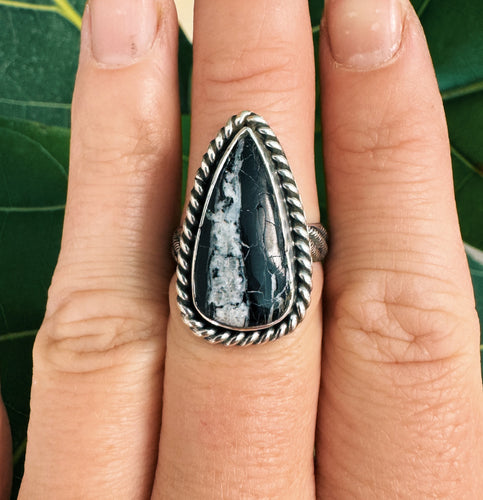 White Buffalo Ring - Size 9.5