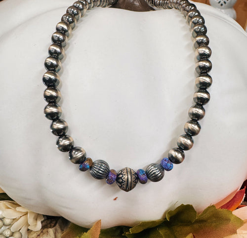 Chunky NP & Mojave Necklace