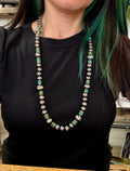 Navajo Pearl & Kingman Necklace