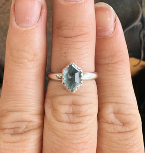 Aquamarine Ring - Size 7