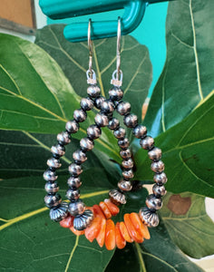 Spiny Oyster NP Teardrop Earrings