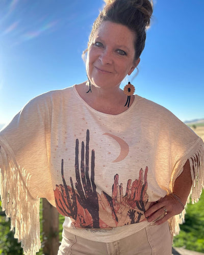 Desert Fringe Top