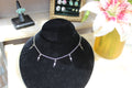 Silver Lightning Bolt Choker