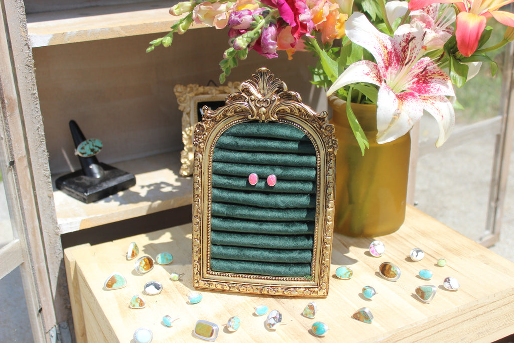 Pink Opalite Studs