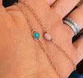 Gold Filled Heart Bracelet with SS Stone Charms