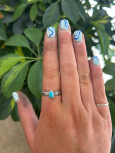 Mexican Turquoise Ring Size 8