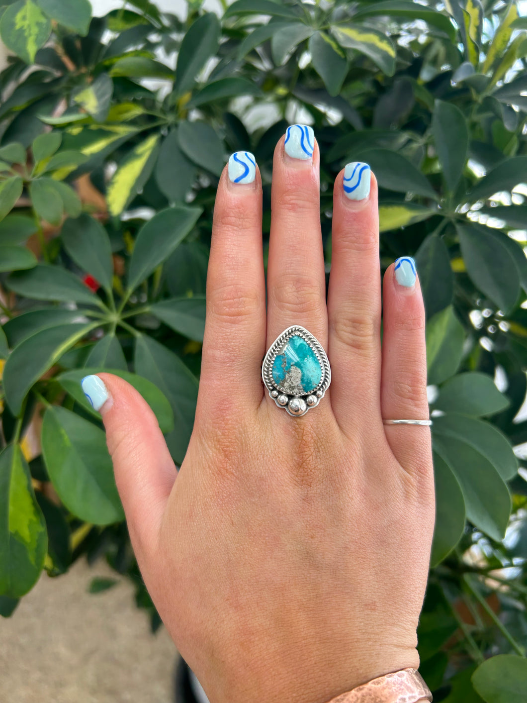White Water Ring Size 9.5
