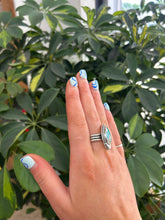Load image into Gallery viewer, White Water Ring Size 9.5