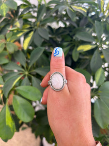 Mother Of Pearl Ring Size 10.5