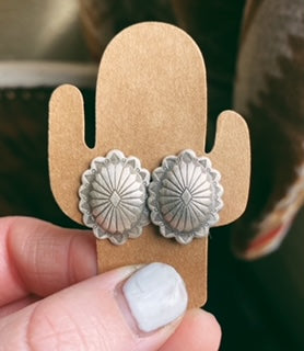 Chunky Concho Studs