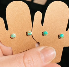 Load image into Gallery viewer, 5mm Turquoise Studs *multiple color options*