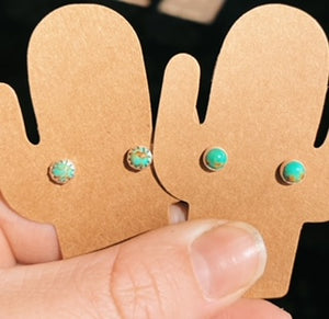 5mm Turquoise Studs *multiple color options*