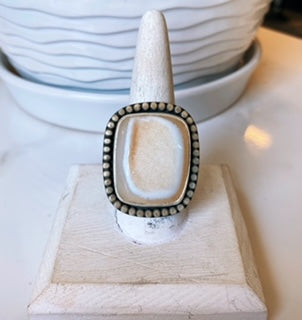 Druzy Statement Ring - Size 9.75