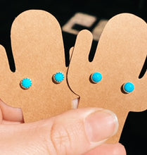 Load image into Gallery viewer, 5mm Turquoise Studs *multiple color options*