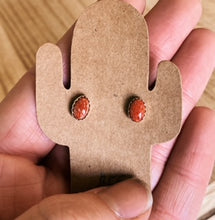 Load image into Gallery viewer, Apple Coral Studs