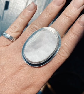 Druzy Statement Ring