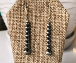 Navajo Pearl Dangle Earrings