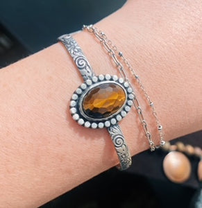 Tigers Eye Cuff