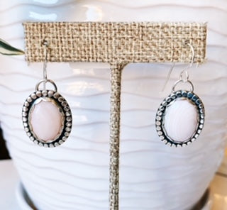 Mother Of Pearl Dangle Earrings
