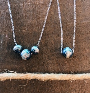 Dainty Navajo Pearl Necklaces