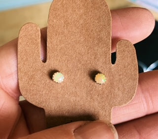 Ethiopian Opal Studs