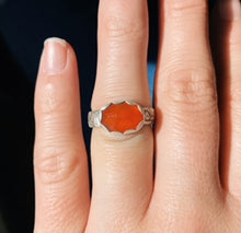 Load image into Gallery viewer, Carnelian Crystal Ring - Size 8