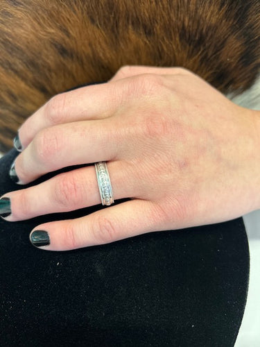 Stacker Ring with Floral Band